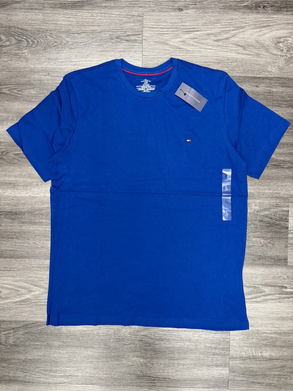 Tommy Hilfiger Crew Neck T-Shirt Royal Blue L New